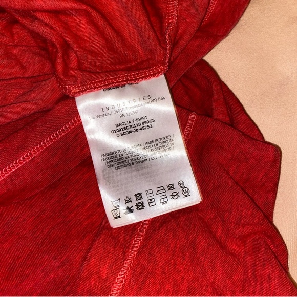 MONCLER RED TSHIRT LOGO GRAPHIC - Picture 8 of 10